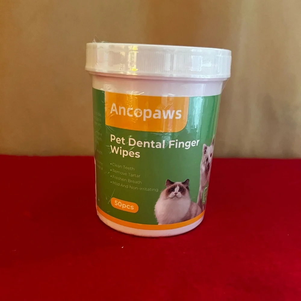 Ancopaws Pet Dental Finger Wipes